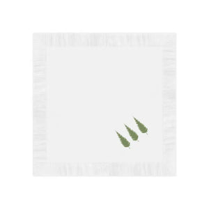 White Coined Napkins - Christmas Tree Print Ready - Dipaliz - Paper