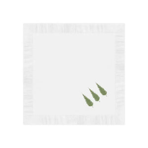 White Coined Napkins - Christmas Tree Print Ready - Dipaliz - Paper