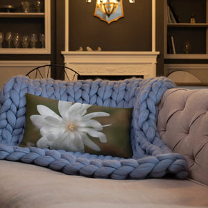 Magnolia Flower Throw Pillow – Insert Included - Dipaliz - Pillows