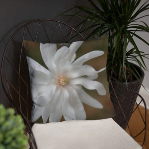 Magnolia Flower Throw Pillow – Insert Included - Dipaliz - Pillows