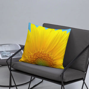 Sunflower Throw Pillow – Shape Retaining 18x18 - Dipaliz - Pillows
