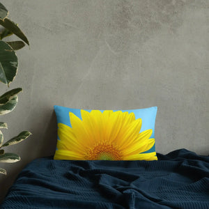 Sunflower Throw Pillow – Shape Retaining 18x18 - Dipaliz - Pillows