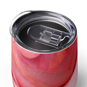 Flower Petals Wine Tumbler - Insulated Stainless Steel - Dipaliz - Tumblers