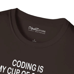 Soft Cotton Coding T-shirt - Circuit Spark Design - Dipaliz - T-shirts - s