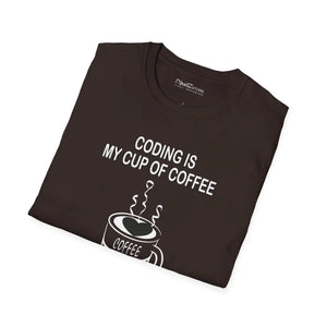 Soft Cotton Coding T-shirt - Circuit Spark Design - Dipaliz - T-shirts - s