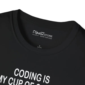 Soft Cotton Coding T-shirt - Circuit Spark Design - Dipaliz - T-shirts - s