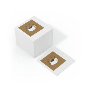 White Coined Napkins – Coffee Mug Napkin - Dipaliz - Paper