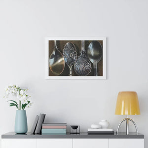 Vibrant Framed Horizontal Poster - Coffee Spoons - Dipaliz - Posters Prints & Visual Artwork