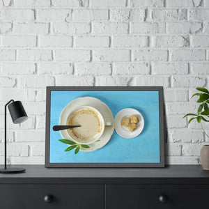 Coffee with Sugar Cubes Framed Paper Posters - Prints & Visual Artwork