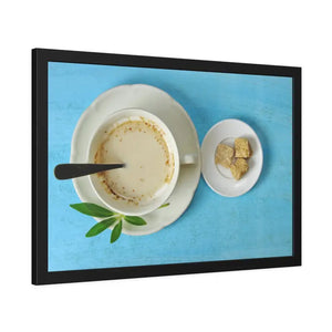 Coffee with Sugar Cubes Framed Paper Posters - Prints & Visual Artwork