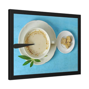 Coffee with Sugar Cubes Framed Paper Posters - Prints & Visual Artwork