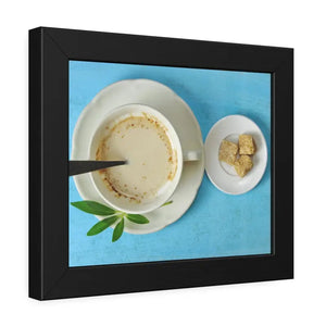 Coffee with Sugar Cubes Framed Paper Posters - Prints & Visual Artwork