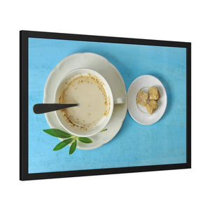 Coffee with Sugar Cubes Framed Paper Posters - Prints & Visual Artwork