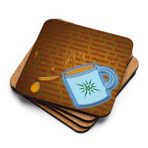 Chic Coffee Mug Coaster - Heat Resistant Hardboard Mdf - Dipaliz - Coasters