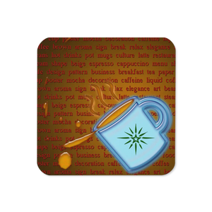 Chic Coffee Mug Coaster - Heat Resistant Hardboard Mdf - Dipaliz - Coasters