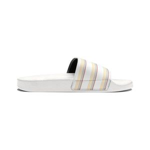 Colored Striped Slide Sandals - Men’s Pu Summer - Dipaliz