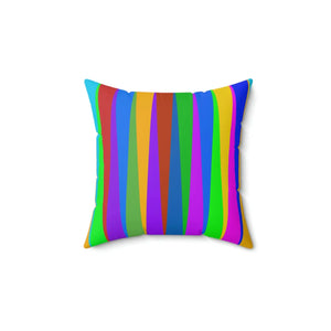 Bold Striped Throw Pillow - Polyester Square - Dipaliz - Pillows