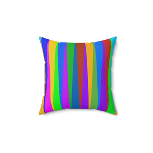 Bold Striped Throw Pillow - Polyester Square - Dipaliz - Pillows