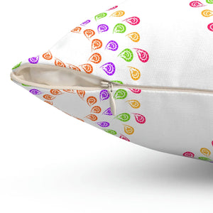Colorful Geometrical Pattern – 18x18 Polyester - Dipaliz - Throw Pillows