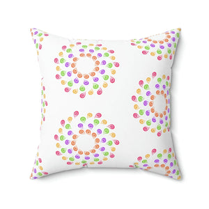Colorful Geometrical Pattern – 18x18 Polyester - Dipaliz - Throw Pillows