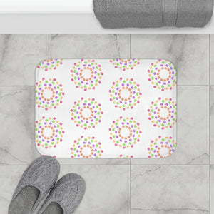 Plush Colorful Geometric Bath Mat - Microfiber - Dipaliz - Home & Garden