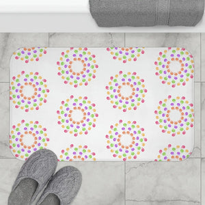 Plush Colorful Geometric Bath Mat - Microfiber - Dipaliz - Home & Garden