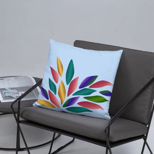 Colorful Petals Throw Pillow – Insert Included - Dipaliz - Pillows