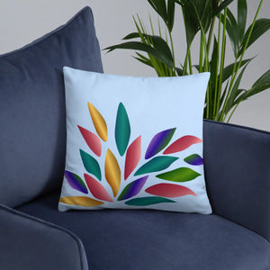 Colorful Petals Throw Pillow – Insert Included - Dipaliz - Pillows