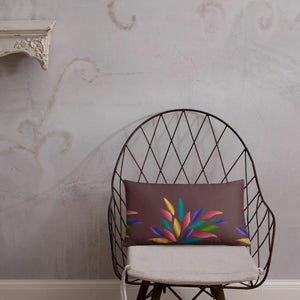 Colorful Petals Throw Pillow – Insert Included - Dipaliz - Pillows