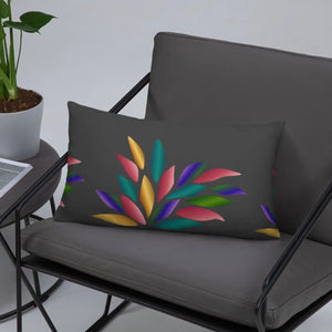 Colorful Petals Throw Pillow – Insert Included - Dipaliz - Pillows