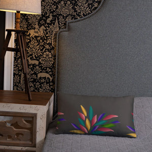 Colorful Petals Throw Pillow – Insert Included - Dipaliz - Pillows
