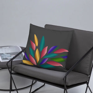 Colorful Petals Throw Pillow – Insert Included - Dipaliz - Pillows