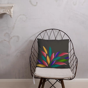 Colorful Petals Throw Pillow – Insert Included - Dipaliz - Pillows