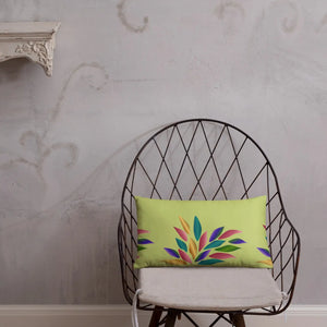 Colorful Petals Throw Pillow – Insert Included - Dipaliz - Pillows