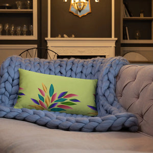Colorful Petals Throw Pillow – Insert Included - Dipaliz - Pillows