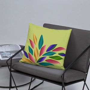 Colorful Petals Throw Pillow – Insert Included - Dipaliz - Pillows