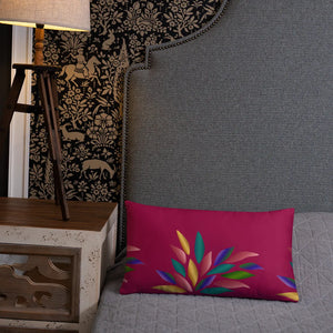 Colorful Petals Throw Pillow – Insert Included - Dipaliz - Pillows