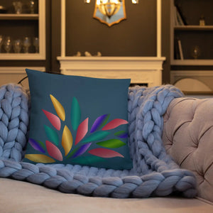Colorful Petals Throw Pillow – Insert Included - Dipaliz - Pillows