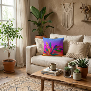 Dipaliz colorful petals throw pillow insert 18x18 decor - pillows