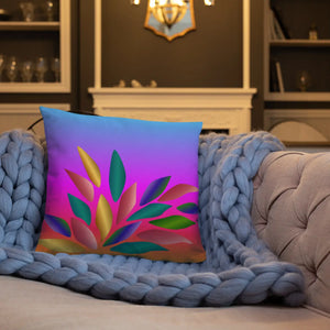 Colorful Petals Throw Pillow – Insert Included - Dipaliz - Pillows