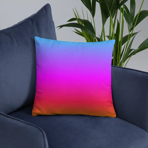 Colorful Petals Throw Pillow – Insert Included - Dipaliz - Pillows