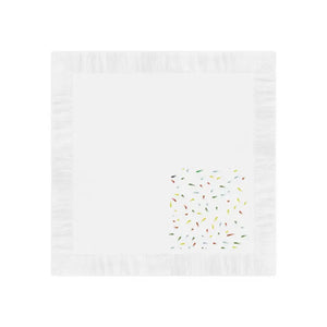 Home Decor - White Coined Napkins - 3-ply Print Ready - Dipaliz