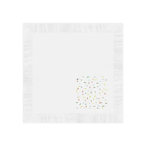 Home Decor - White Coined Napkins - 3-ply Print Ready - Dipaliz