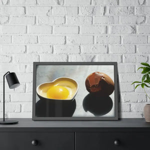 Poster - Cracked Egg Framed Paper Posters Fine Art Decor - Dipaliz