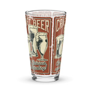 Premium Shaker Pint Glass - 16oz Durable Glassware - Dipaliz - Beer Glasses