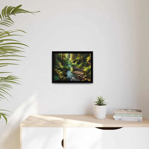 Forest Matte Canvas – Black Frame Wall Art - Dipaliz - Prints