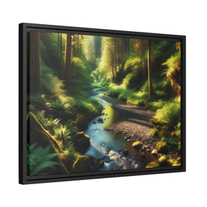Forest Matte Canvas – Black Frame Wall Art - Dipaliz - Prints