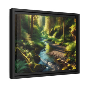 Forest Matte Canvas – Black Frame Wall Art - Dipaliz - Prints