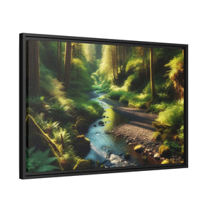 Forest Matte Canvas – Black Frame Wall Art - Dipaliz - Prints