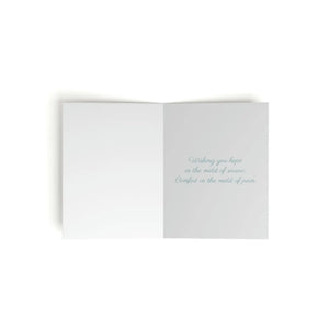 Elegant Deepest Sympathy Greeting Cards - Matte - Dipaliz